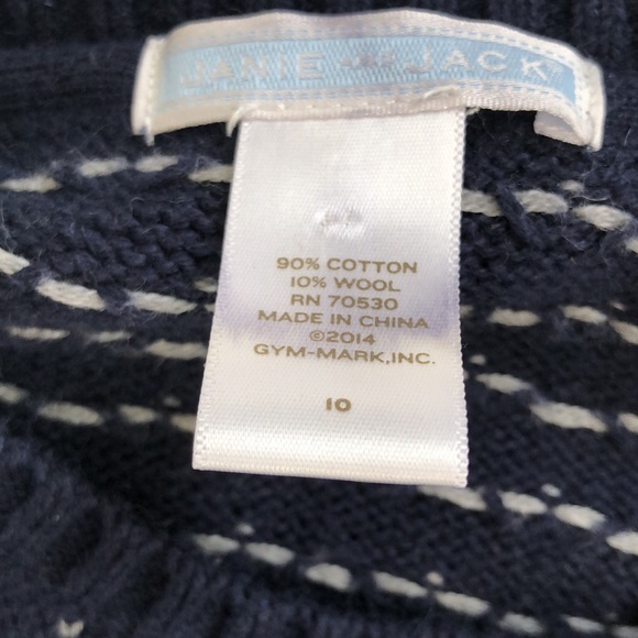 Jack and Janie knit sweater size 10 - Picture 3 of 3